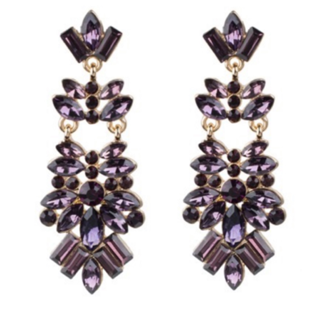 Nwt Jardin Drop Statement Earrings